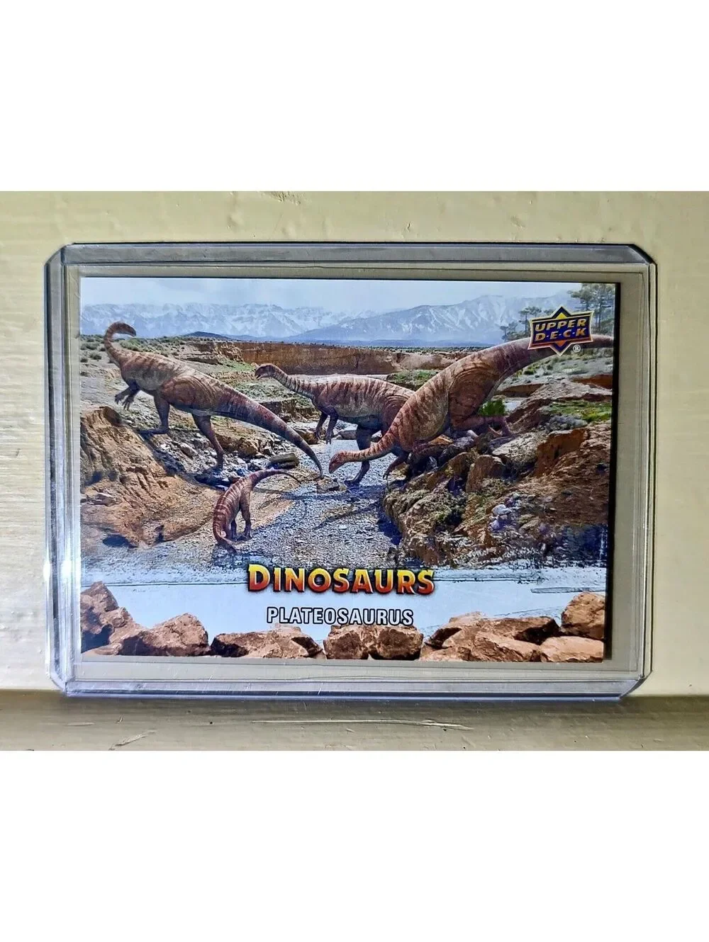 2015 Upper Deck Dinosaurs Plateosaurus #63 Card